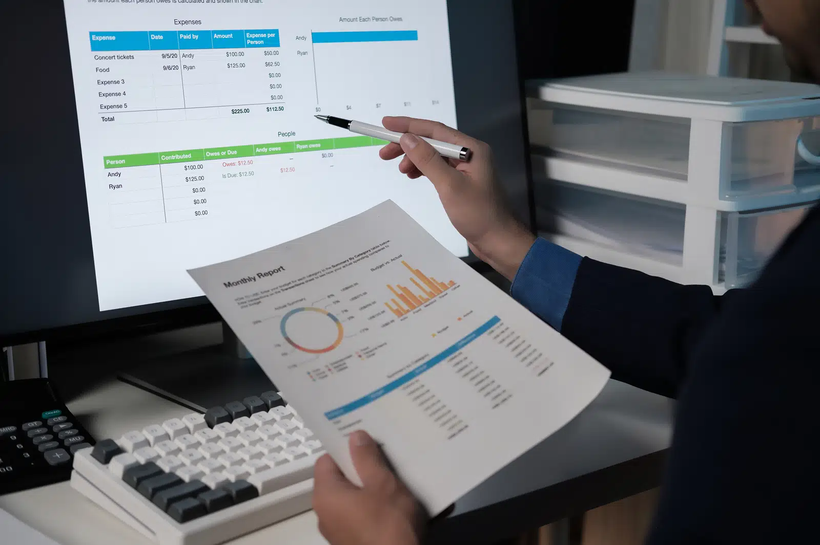 POS dashboard showing sales and inventory reports
